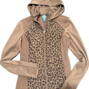Tek Gear Tan Leopard Print Utility Jacket